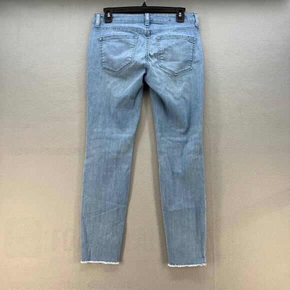 Vineyard Vines Women's Skinny Raw Hem Preppy Size 2 Blue Light Wash - Picture 8 of 13